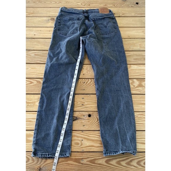 Levi's Men's 501 Straight Jeans - Black - Picture 10 of 11